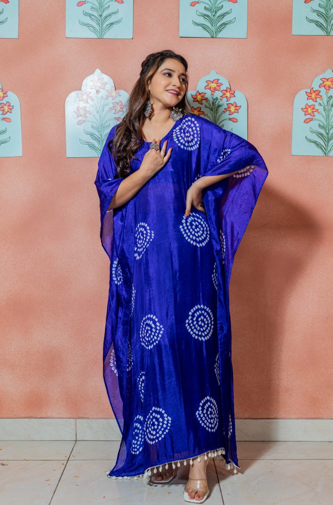 Chakri Neel Kaftan Set