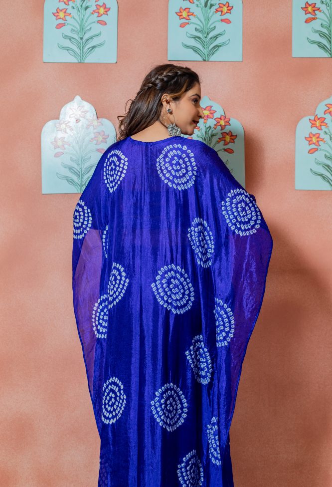 Chakri Neel Kaftan Set