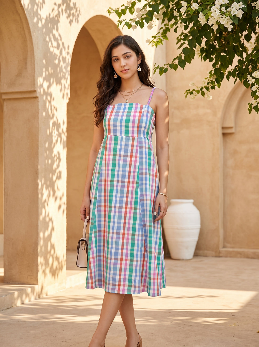 Summer Plaid Dress