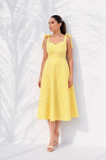Sunshine Gingham Dress