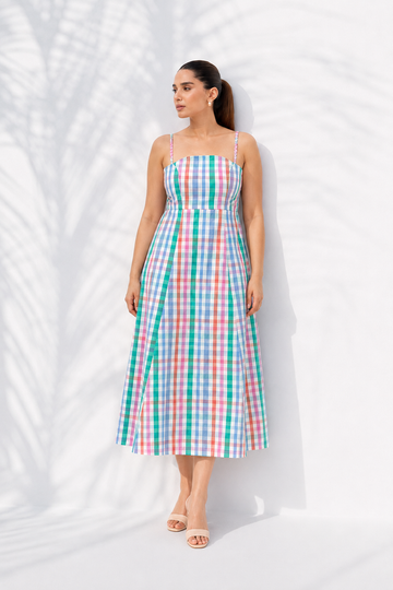 Summer Plaid Dress