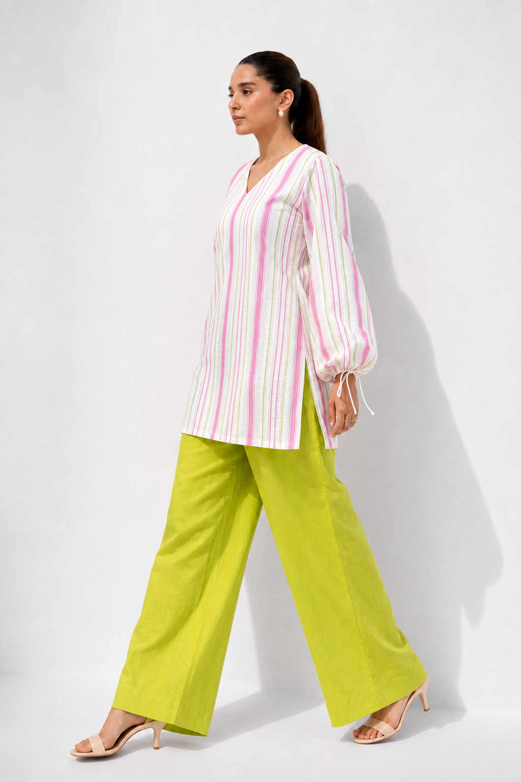 Gardenia Striped Set