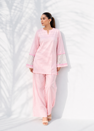 Blush Pink Farshi Salwar Set