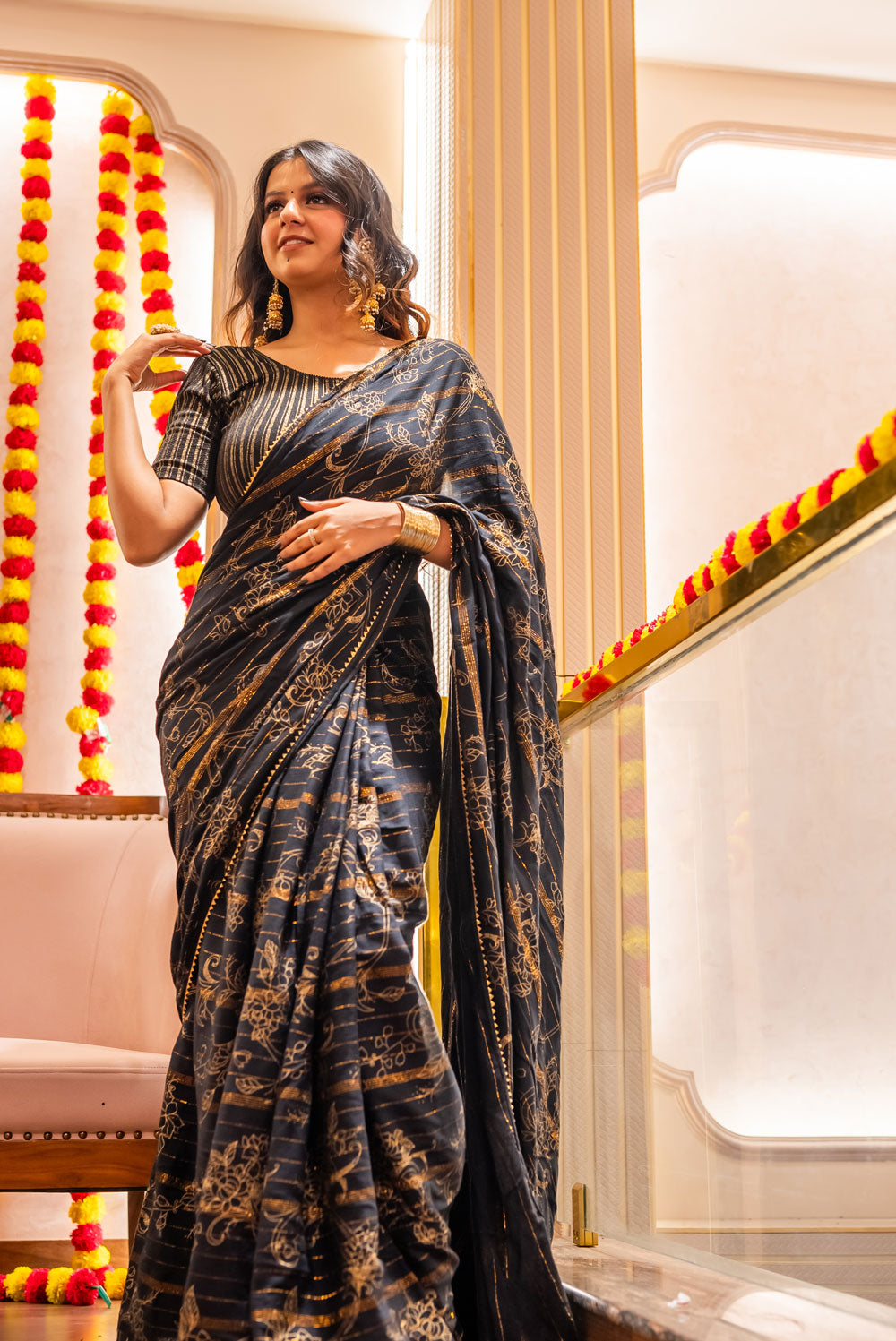 Kashish Gold Saree