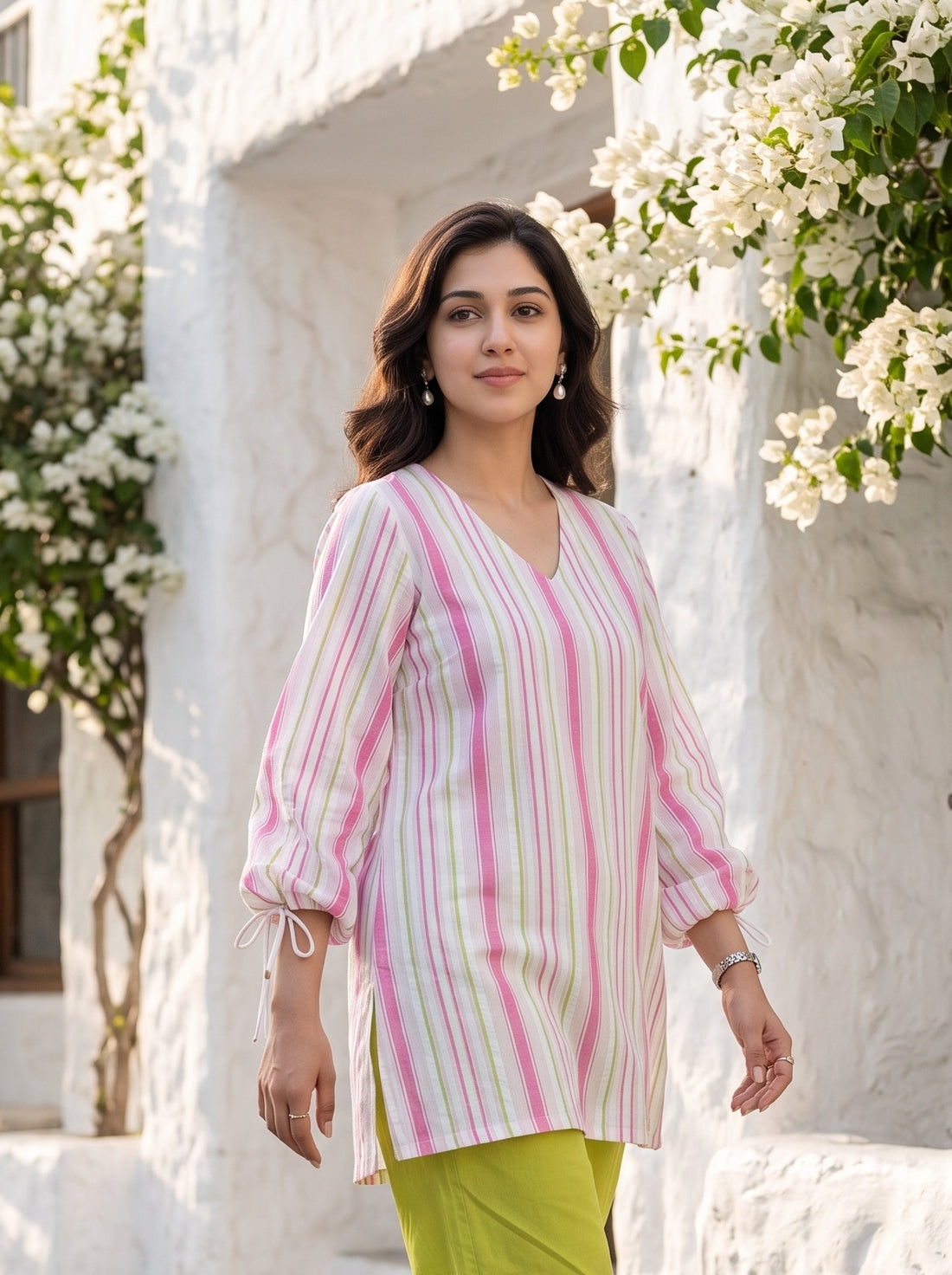 Gardenia Striped Set